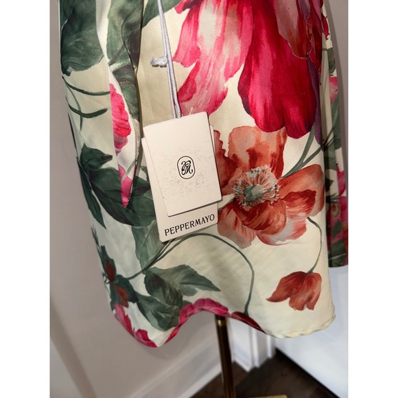 Pepper Mayo Yellow Floral Halter Neck Mini Dress - Picture 7 of 9